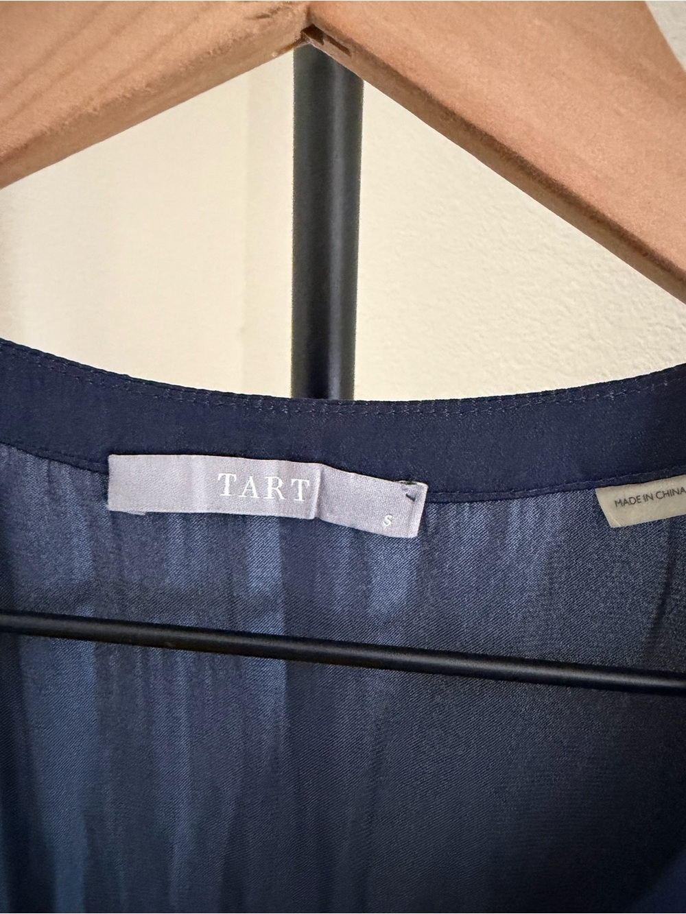 Tart Sleeveless V-Neck Camisole in Navy - Picture 3 of 4